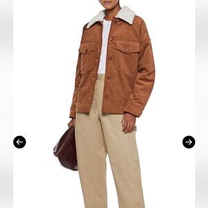 JOIE Draper Button Down Jacket